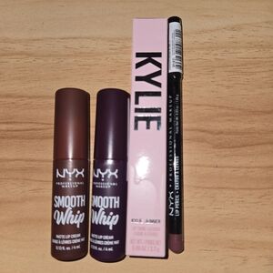 NYX Smooth Whip Matte Lip Cream and KYLIE Liquid Lip Bundle